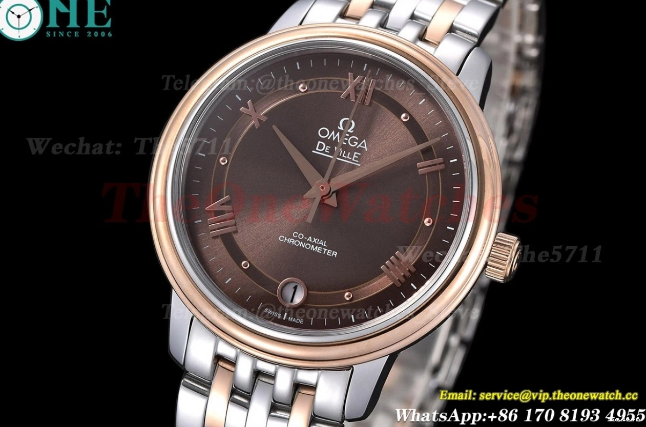 Brown MY8215 SS RG De GDF Ville 32.7mm Ladies Dial Prestige 1229